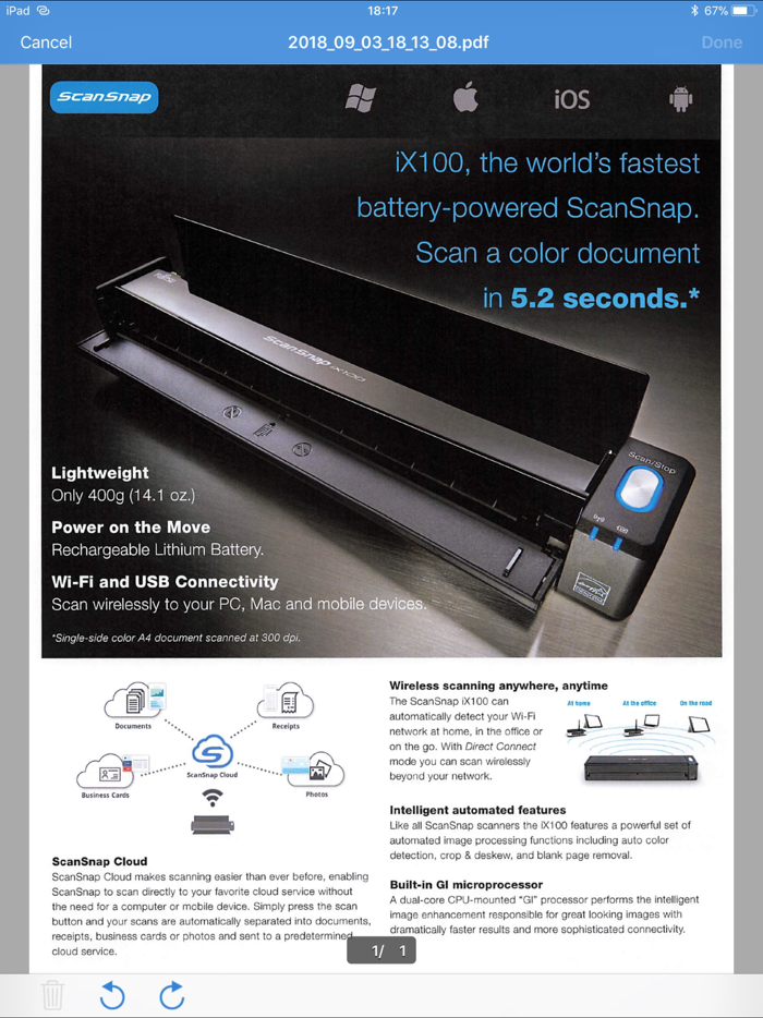 ScanSnap Connect Application