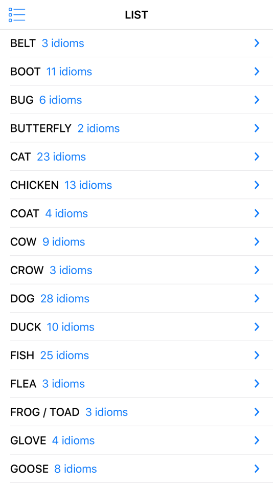Animal & Clothing idioms - 1.0.4 - (iOS)