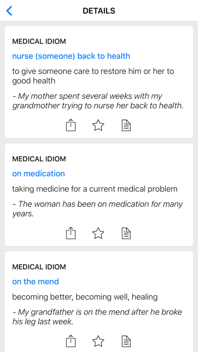 Eyes & Medical idioms Screenshot