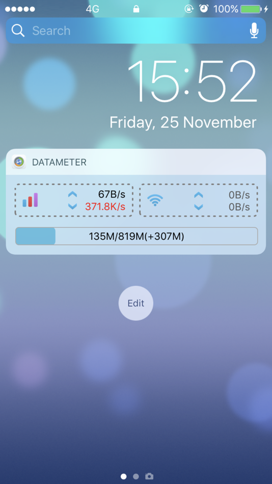 DataMeter - Track Data Widget - 3.0 - (iOS)