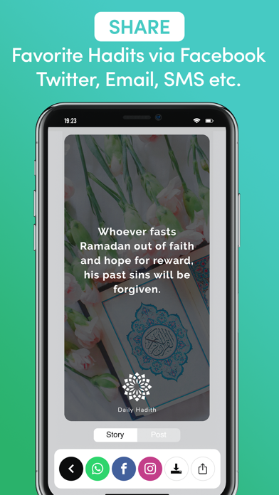 Daily Hadith & Quotes Screenshot