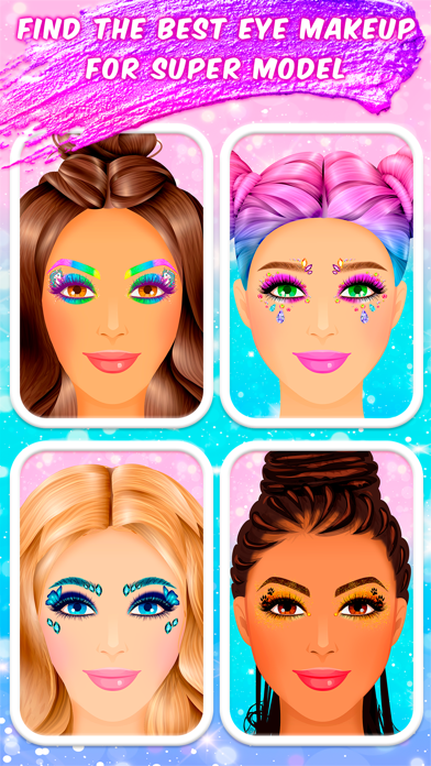 Eye makeup: beauty game Screenshot