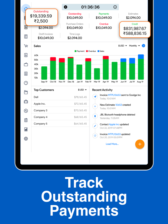 Screenshot #6 pour Simple Invoice Creator by Moon