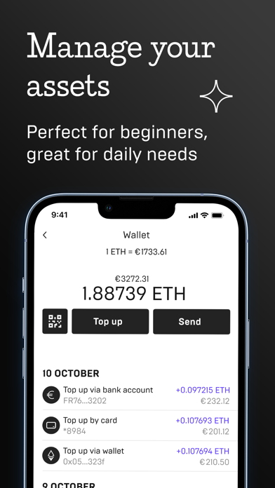 Mercuryo Bitcoin Cryptowallet Screenshot