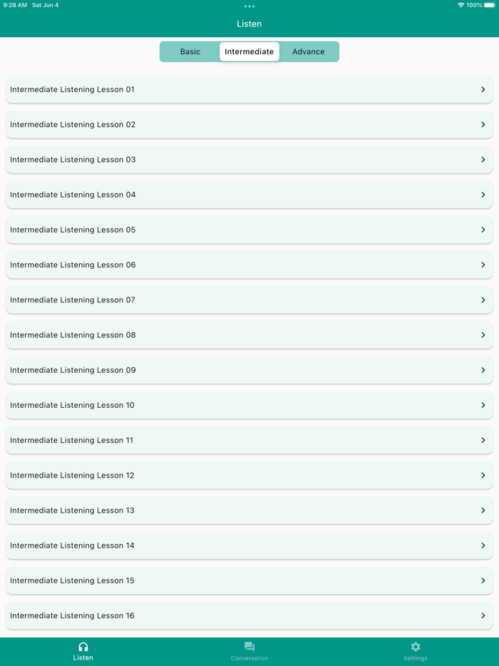 English Listening - Speaking