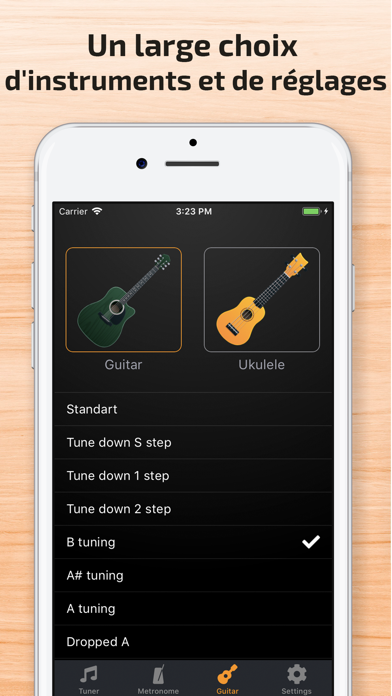 Screenshot #3 pour Accordeur de Guitare & Ukulele