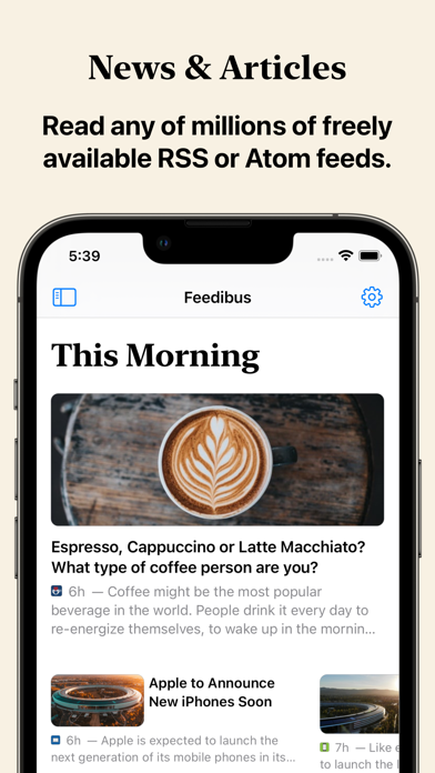 Feedibus — RSS Feed Reader Screenshot