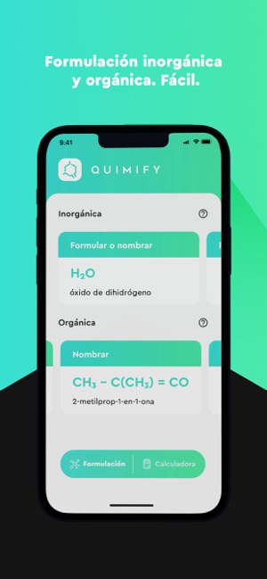 Quimify ‒ Nomenclatura química en App Store