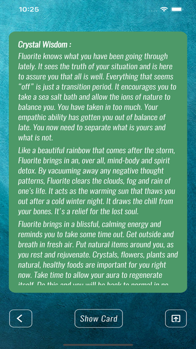 Crystal Medicine Wisdom-Oracle Screenshot