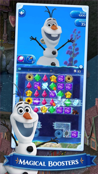 Disney Frozen Free Fall Game Screenshot