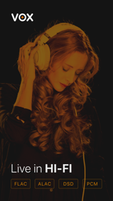 VOX – MP3 & FLAC Music Player screenshot