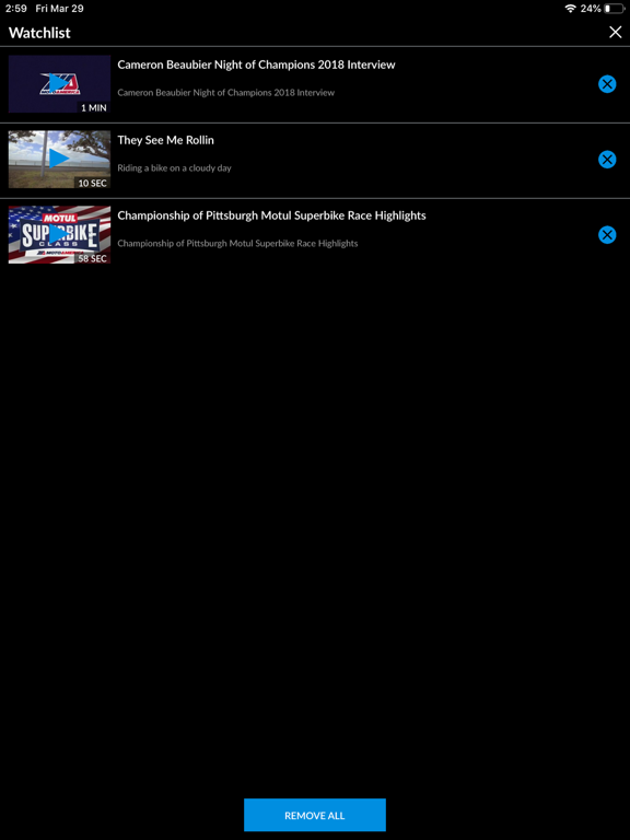 Screenshot #6 pour MotoAmerica Live+