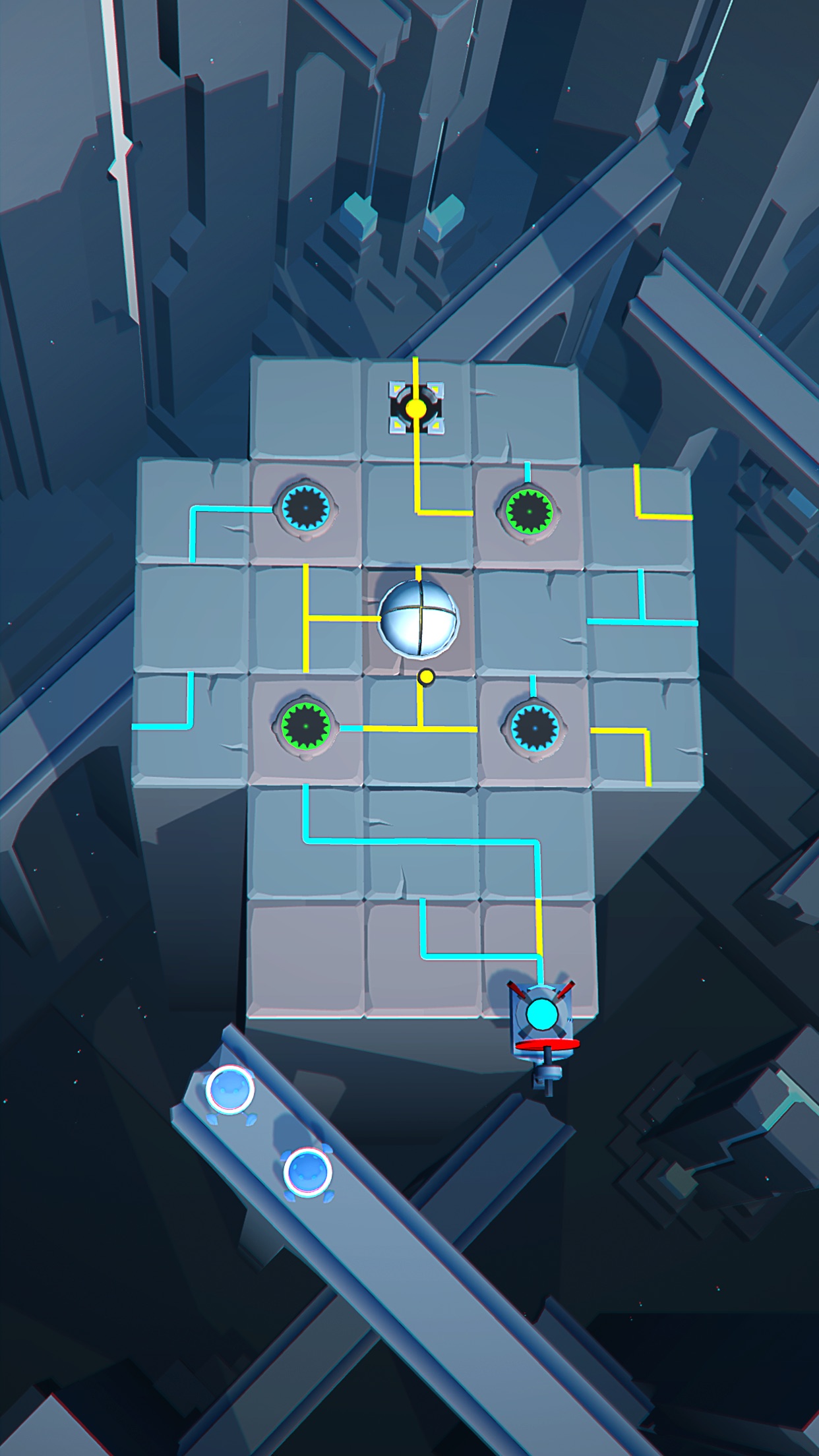 Screenshot do app SPHAZE: Sci-fi puzzle game