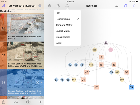 iDig - Recording Archaeology iPad screenshot 4 - Productivity app