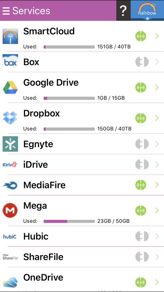 Rainbow-Best cloud storage app - 4.9.1 - (iOS)