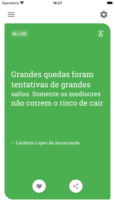 Pensamento do dia Screenshot