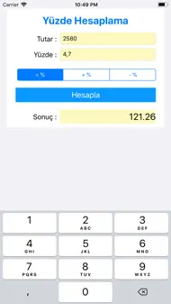 Yüzde Hesaplama Pro iphone resimleri 1