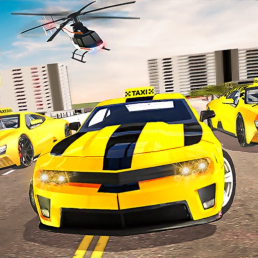 Yellow Cab City Driving Games icon