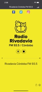 Rivadavia Córdoba FM 93.5 screenshot #1 for iPhone