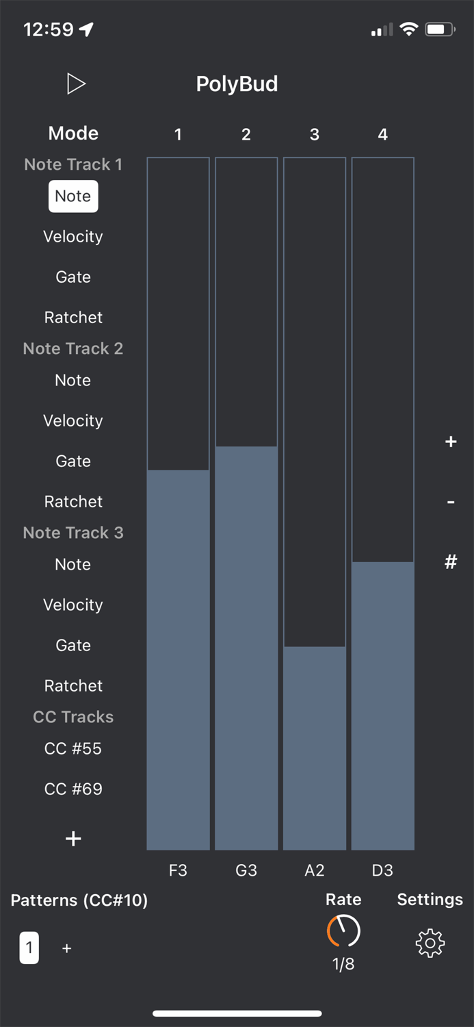 PolyBud Polyrhythmic Sequencer