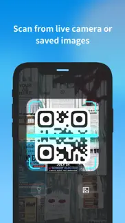 qr code scanner&barcode reader iphone screenshot 2