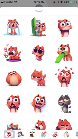 Game screenshot Cat Cute Pun Funny Stickers apk
