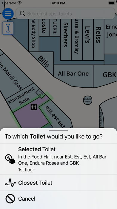 MallWay: Mall Navigation Screenshot