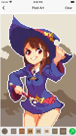 Game screenshot Pixel Art Anime Coloring apk