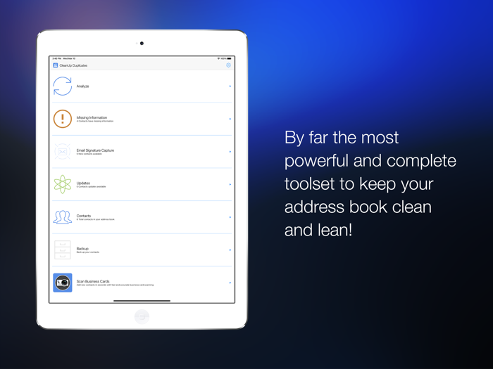 Cleanup Duplicate Contacts