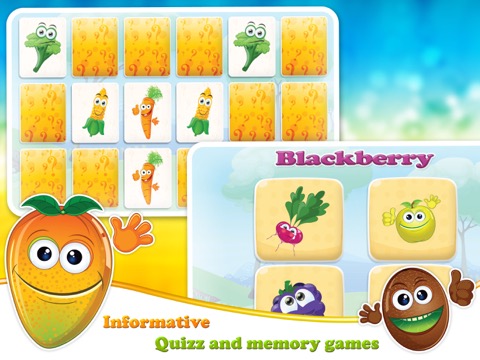 野菜と果物：英語教育ゲームのおすすめ画像3