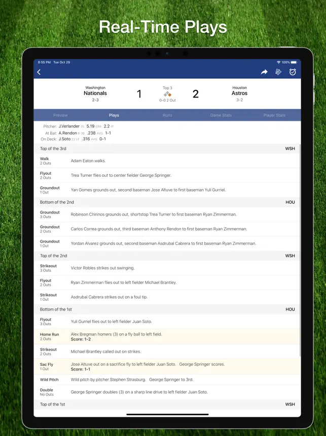 Screenshot 3 Scores App: for MLB Béisbol iphone