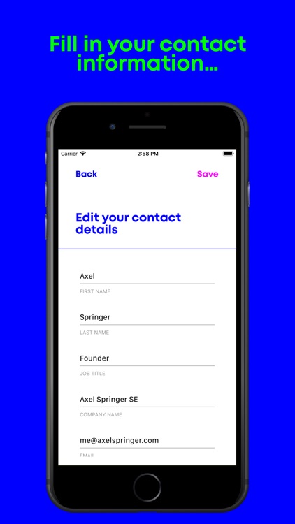 QGram: Instant Business Card
