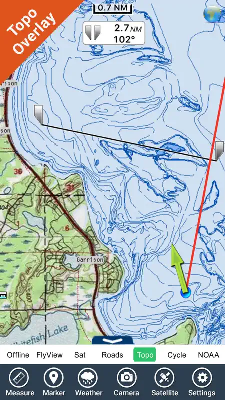 Minnesota Lakes Fishing Charts screenshot 4 of 5