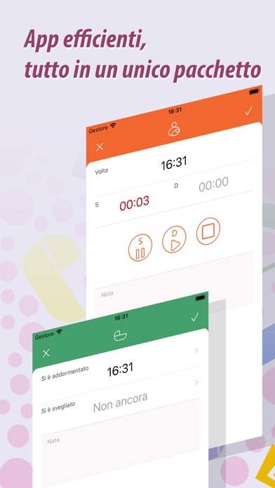 Baby Tracker Schermata dell'app