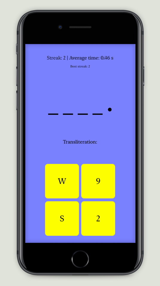#2. Morse Code Letters (iOS) Podle: PJM
