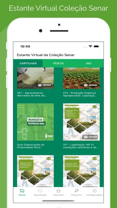 Estante Virtual Coleção Senar Screenshot