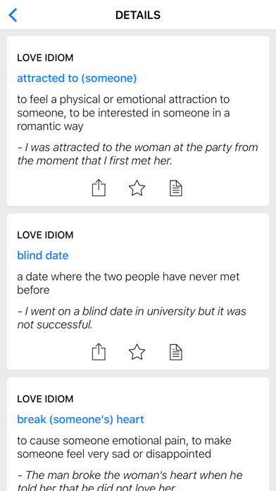 Love & Medical idioms Screenshot