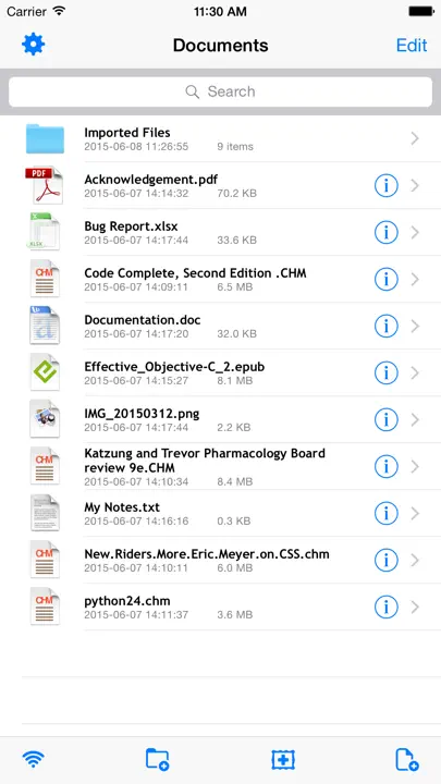 ChmPlus Pro: CHM/EPUB Reader iPhone Ekran Görüntüsü 4