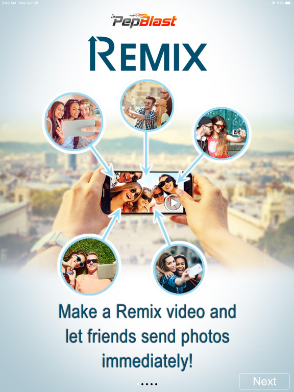 Screenshot #4 pour Remix Social Video PepBlast RX