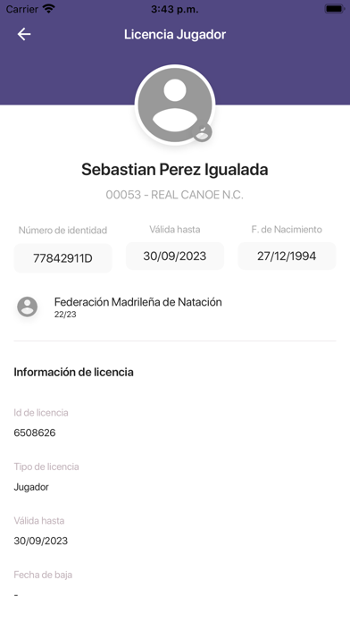 Federados RFEN Screenshot