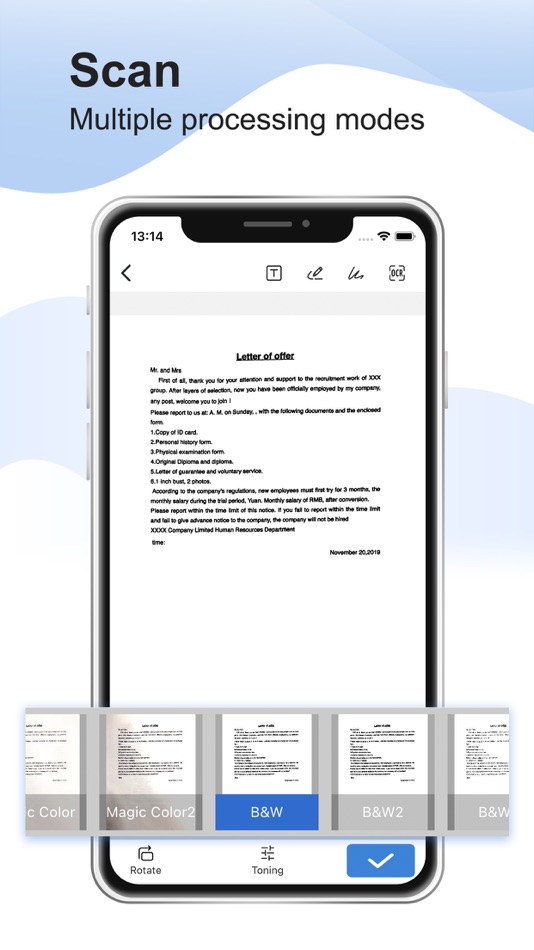 #3. Simple Scanner - PDF Doc Scan (iOS) By: TongSoft Information Co., Ltd.