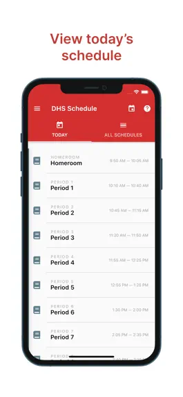Game screenshot DHS Schedule App apk
