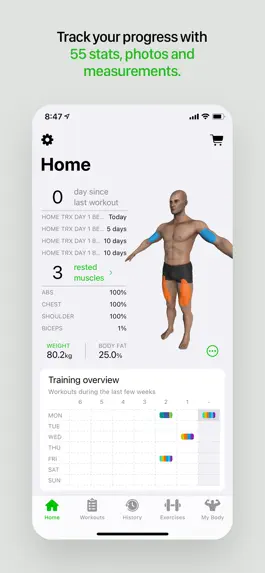 Game screenshot Gymaholic Workout Tracker apk