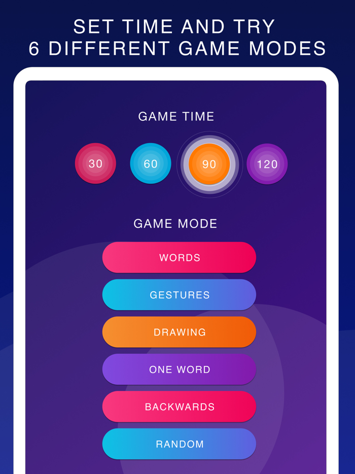 CHARADES Guess word on heads