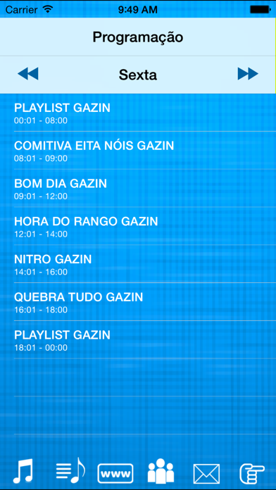 Rádio Gazin Screenshot