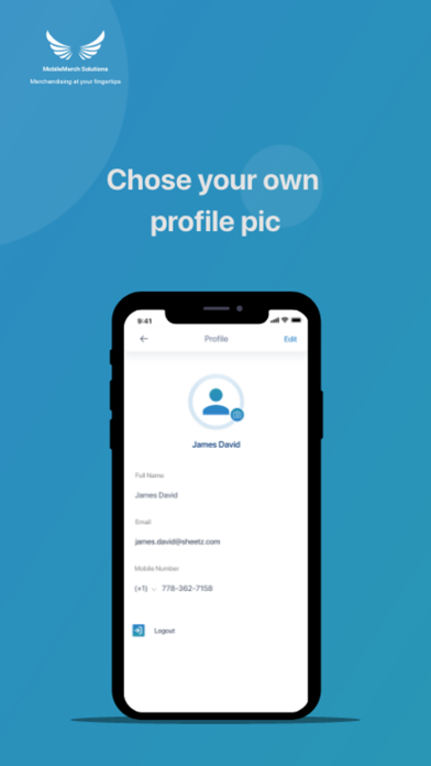 MobileMerch Store Screenshot