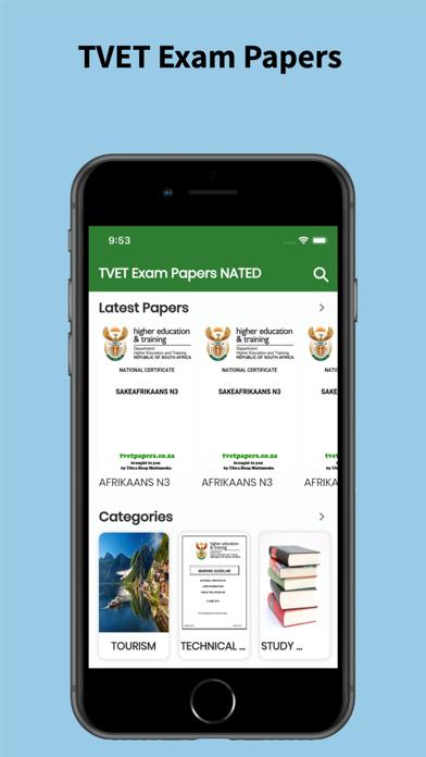 TVET Exam Papers NATED Screenshot