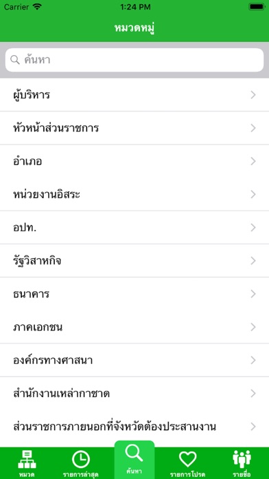 สมุดโทรศัพท์ปัตตานี Screenshot