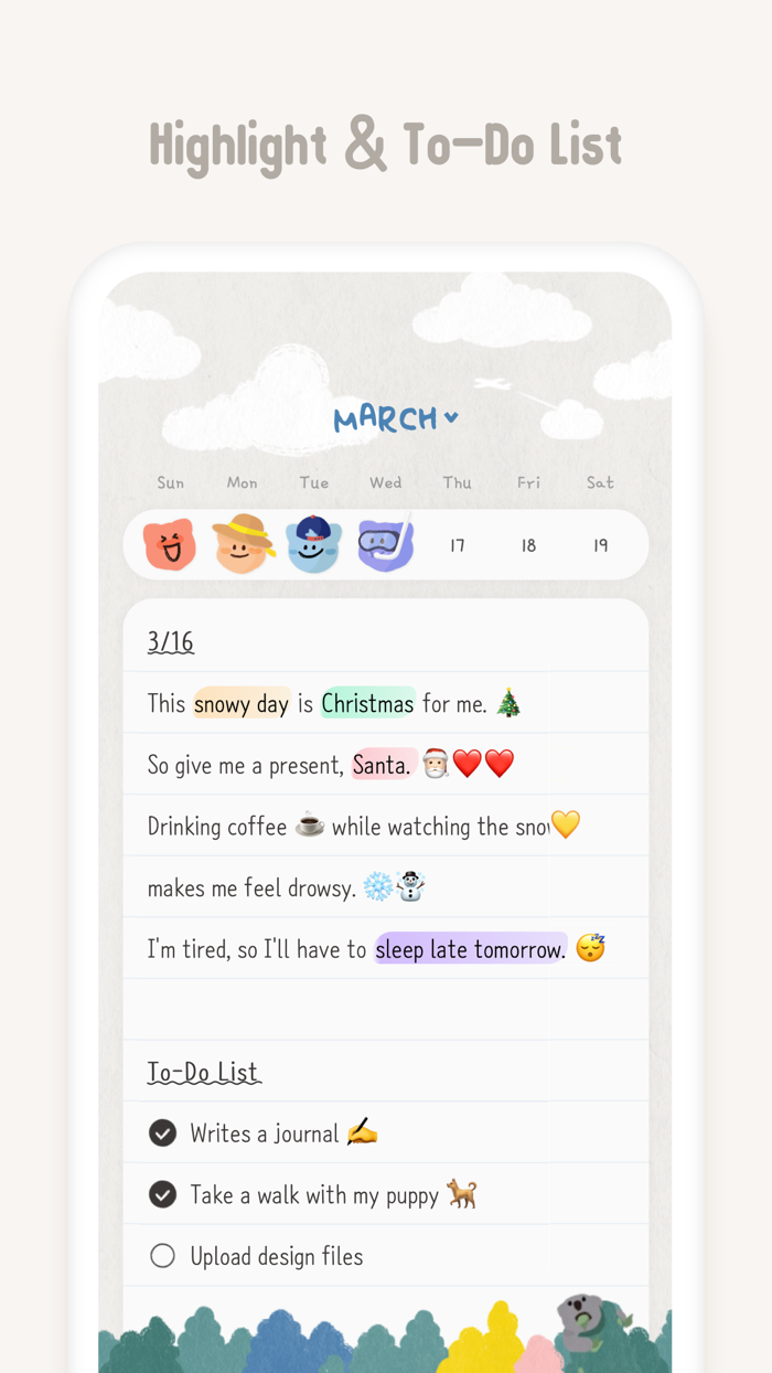 soso note  daily journal