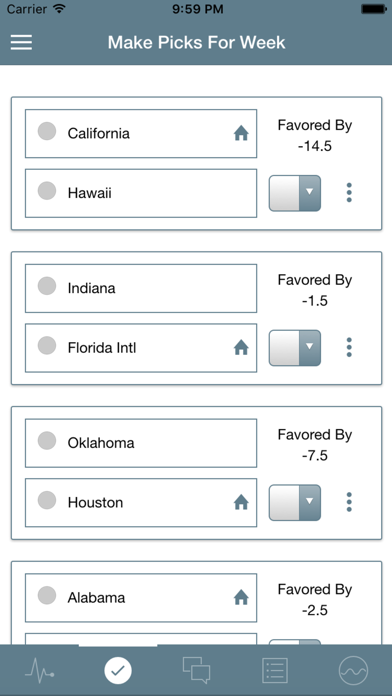 Screenshot #2 pour CF Pick 'em